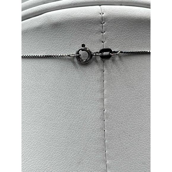 Sterling silver 925K Thai Turquoise‎ Polished Marcasite Heart Pendant Necklace - Picture 8 of 16